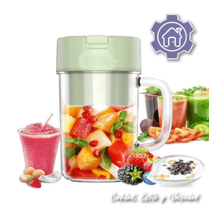 MIni Jarro Licuadora Portátil Jugos Frutas Batidos Recargable